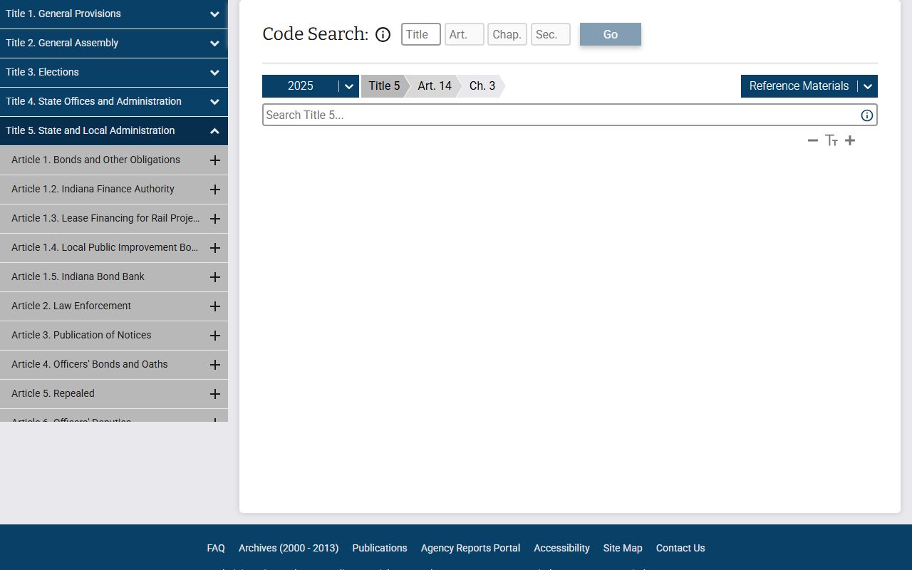 Indiana Access to Public Records Act statute for St. Joseph County public records